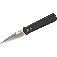 Автоматический складной нож Godson™ Solid Black Handle, Satin Blade купить в Сыктывкаре