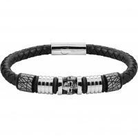 Браслет Zippo Five Charms Leather Bracelet с 5 шармами (22 см) купить в Сыктывкаре