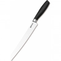 Кухонный хлебный нож Bker Core Professional Bread Knife, 220 мм, сталь X50CrMoV15, рукоять пластик купить в Сыктывкаре