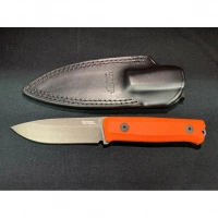 Нож LionSteel Bushcraft-R, сталь Sleipner, рукоять G10, оранжевый купить в Сыктывкаре