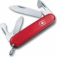 Нож перочинный Victorinox Recruit, сталь X55CrMo14, рукоять Cellidor®, красный купить в Сыктывкаре