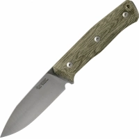 Нож с фиксированным клинком LionSteel B35, сталь Sleipner, рукоять Green canvas micarta купить в Сыктывкаре