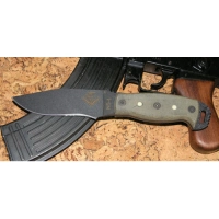 Нож с фиксированным клинком Ontario «NS-4 Black Canvas Micarta Handle» купить в Сыктывкаре