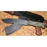 Нож с фиксированным клинком Ontario «NS-9 Black Micarta «, фосфорные доты купить в Сыктывкаре