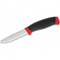 Нож с фиксированным лезвием Morakniv Companion F Rescue, сталь Sandvik 12С27, рукоять резина/пластик купить в Сыктывкаре