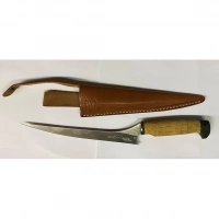 Нож White River Step-Up Fillet 8″ Cork StoneWash, сталь 440C, рукоять пробковое дерево купить в Сыктывкаре