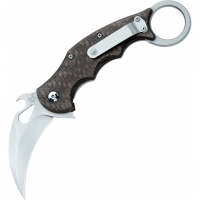 Складной нож Fox IKBS Ball Bearing Karambit, сталь Elmax, рукоять титановый сплав 6Al4V, чёрный купить в Сыктывкаре