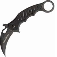 Складной нож Fox Karambit, сталь N690, рукоять стеклотекстолит G-10, чёрный купить в Сыктывкаре