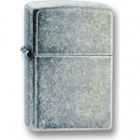 Зажигалка ZIPPO Antique Silver Plate, латунь с покрытием ™Plate, серебристый, матовая, 36х12×56 мм купить в Сыктывкаре