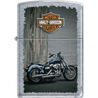 Зажигалка ZIPPO Harley-Davidson® Байк, с покрытием Street Chrome™, латунь/сталь, серебристая, 36x12x56 мм купить в Сыктывкаре