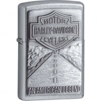 Зажигалка ZIPPO Harley-Davidson® Легенда, с покрытием Street Chrome™ купить в Сыктывкаре