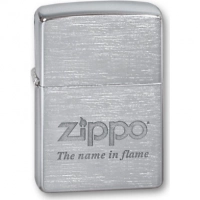 Зажигалка ZIPPO Name in flame, латунь с покрытием Brushed Chrome, серебристый, матовая, 36х12×56 мм купить в Сыктывкаре