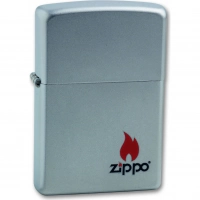 Зажигалка ZIPPO Satin Chrome, латунь с ник.-хром. покрыт., серебр., матовая, 36х56х12 мм купить в Сыктывкаре